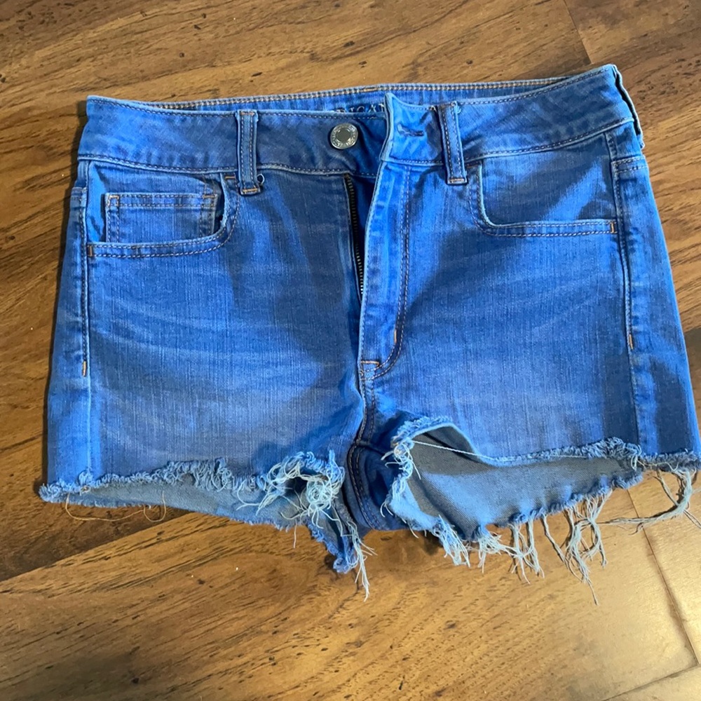 American Eagle HiRise Shortie Shorts